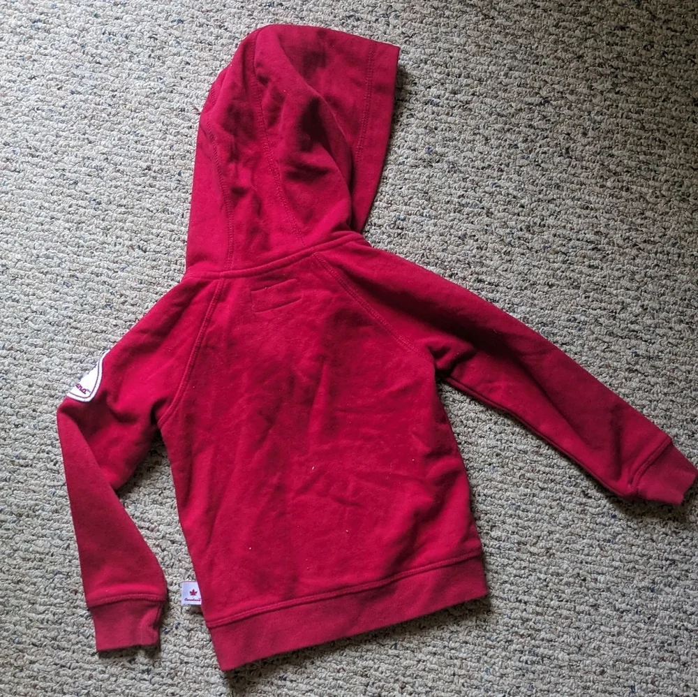 Canada Hoodie Full Zip Jacket Child Sz 4